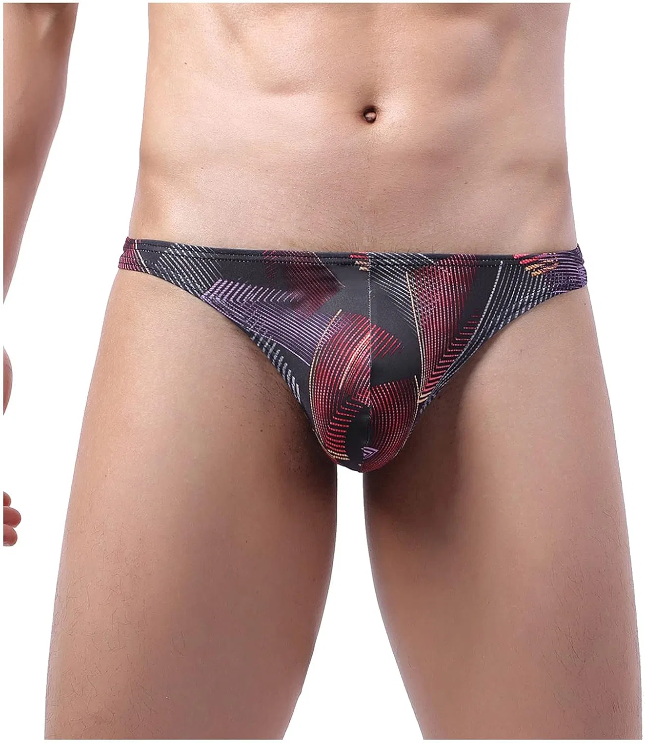 Брифы мужские, низкая посадка, Red — фото 3