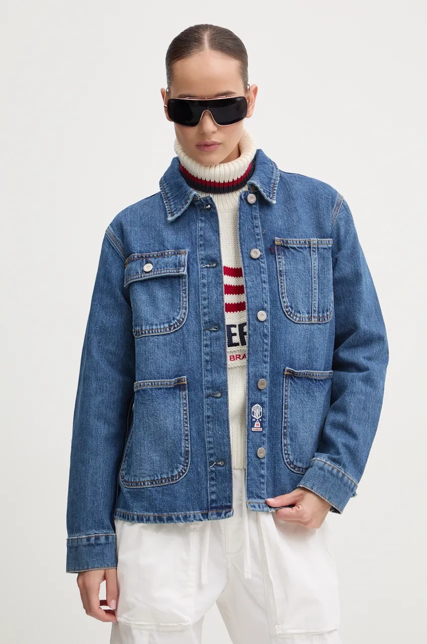 

Джинсовая куртка Superdry, синий