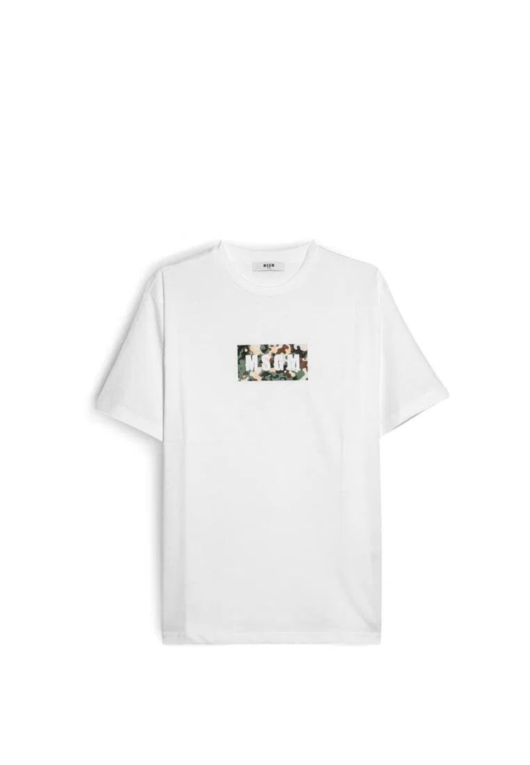 Футболка, хлопок, для детей Msgm, белый — фото 4