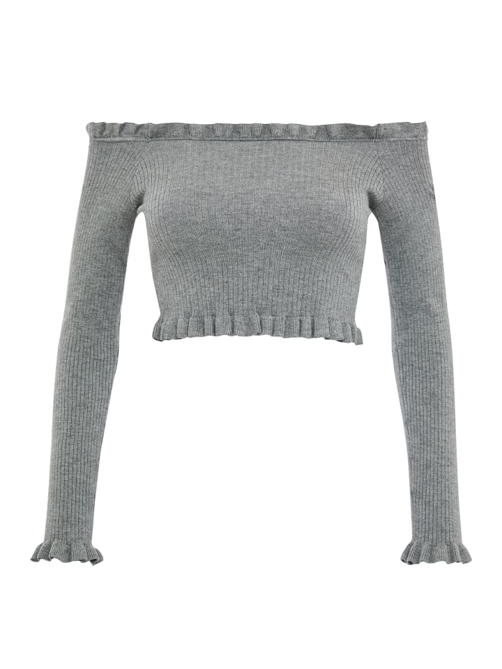 

Рубашка с длинным рукавом Threadbare, серый