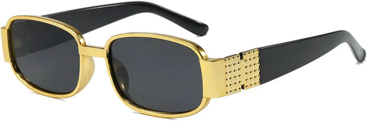 

Солнцезащитные очки Willochra прямоугольной формы для женщин, 90-е годы, металлическая оправа, винтажные квадратные солнцезащитные очки для мужчин и женщин, C8