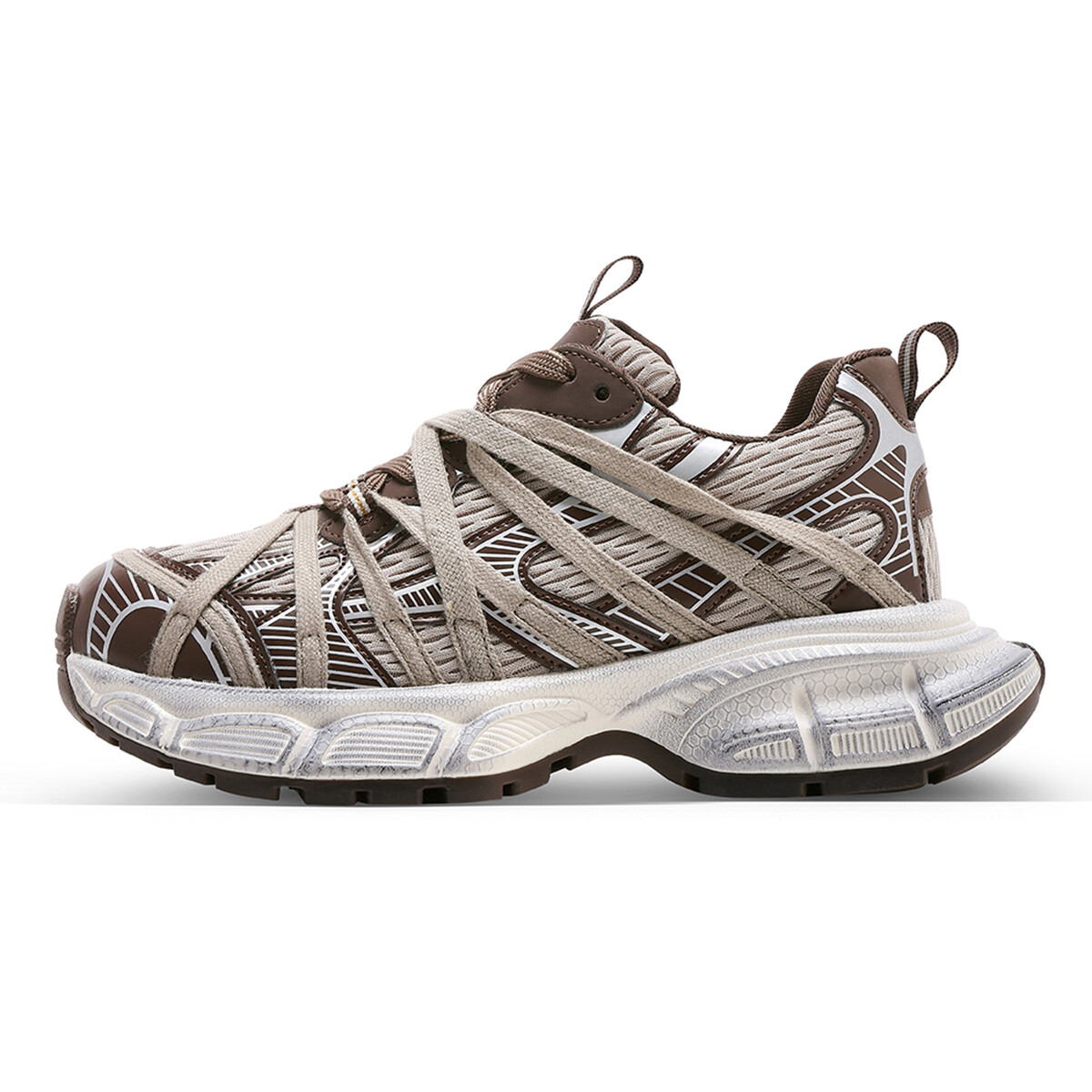 

Кроссовки C°BANNER Chunky Sneakers Women's Low-top, серый