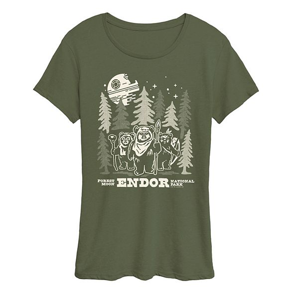 

Футболка женская forest moon endor Star Wars, Burnt Olive, Зеленый, Футболка женская forest moon endor Star Wars, Burnt Olive