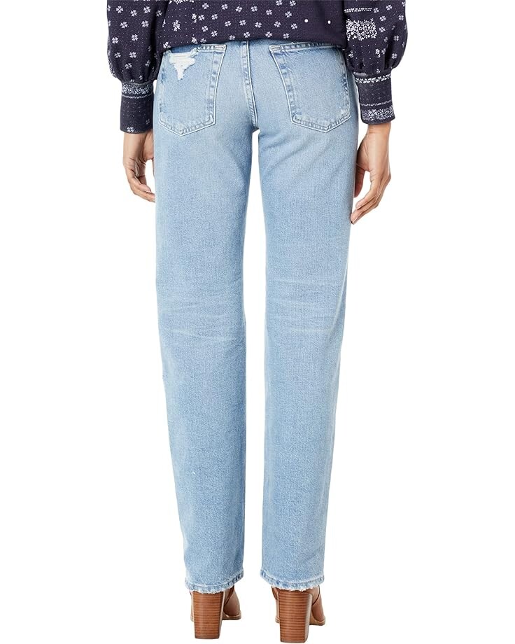 

Джинсы AG Jeans Alexxis Straight in 23 Years Facade Patched, цвет 23 Years Facade Patched