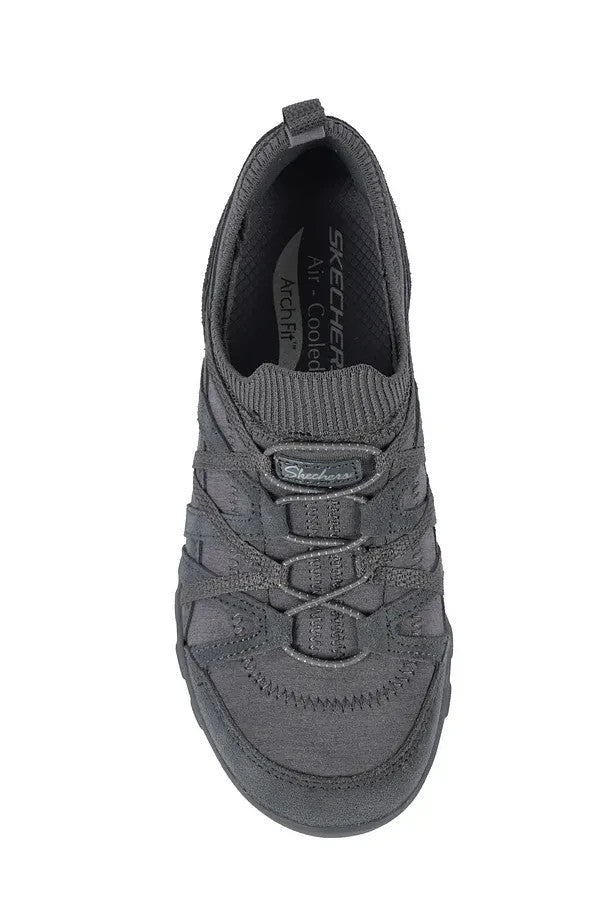 Женские кроссовки Skechers Arch Fit Comfy Bold Statement темно-серого цвета GBNC1091 — фото 4