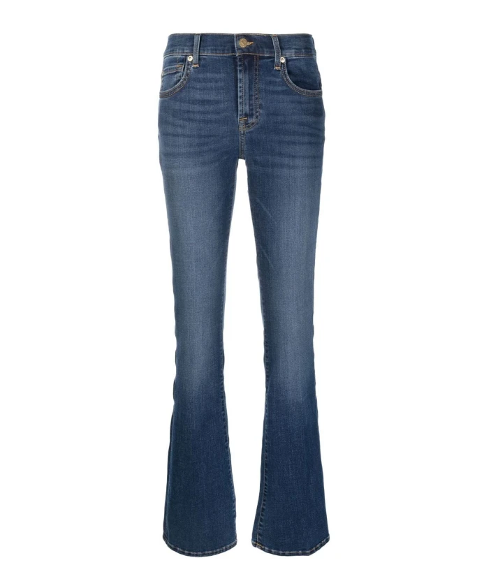 

Джинсы Bootcut b air duchess со средней посадкой 7 For All Mankind, синий