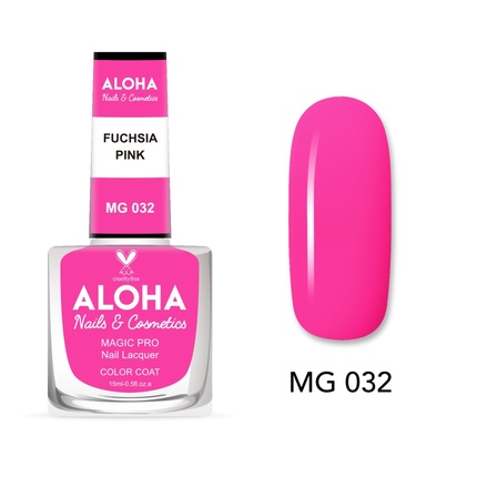 

Лак для ногтей Magic Pro 15 мл - Фуксия-розовый Aloha Nails & Cosmetics