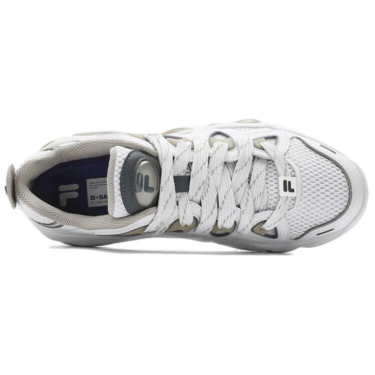 Кроссовки FILA FUSION VERTICAL Vintage Basketball Shoes Men Low-top, серый — фото 2