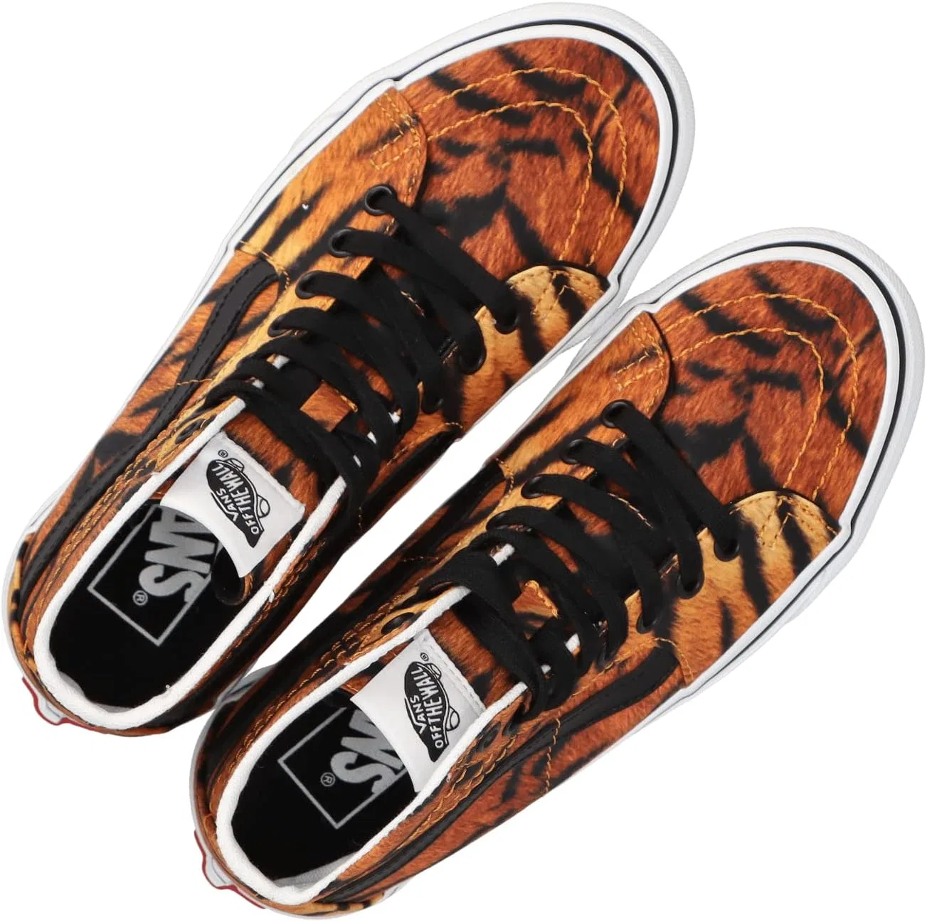 Мужские скейтбордические кроссовки Vans Sk8-Hi Tapered Skate Shoe - Tiger — фото 4