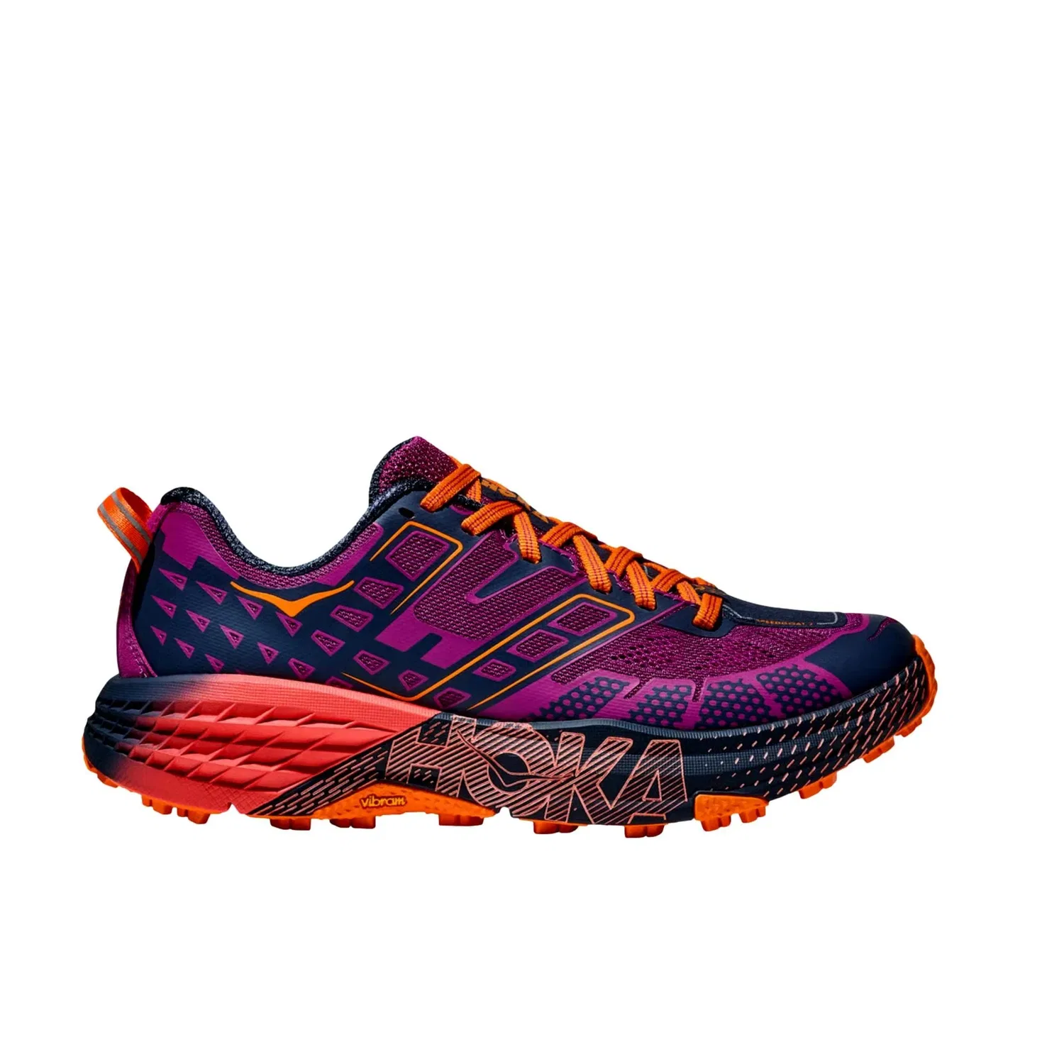 Мужские кроссовки Hoka Speedgoat 2 Wild Flower / Electric Tangerine 1162710-WRC, розовый