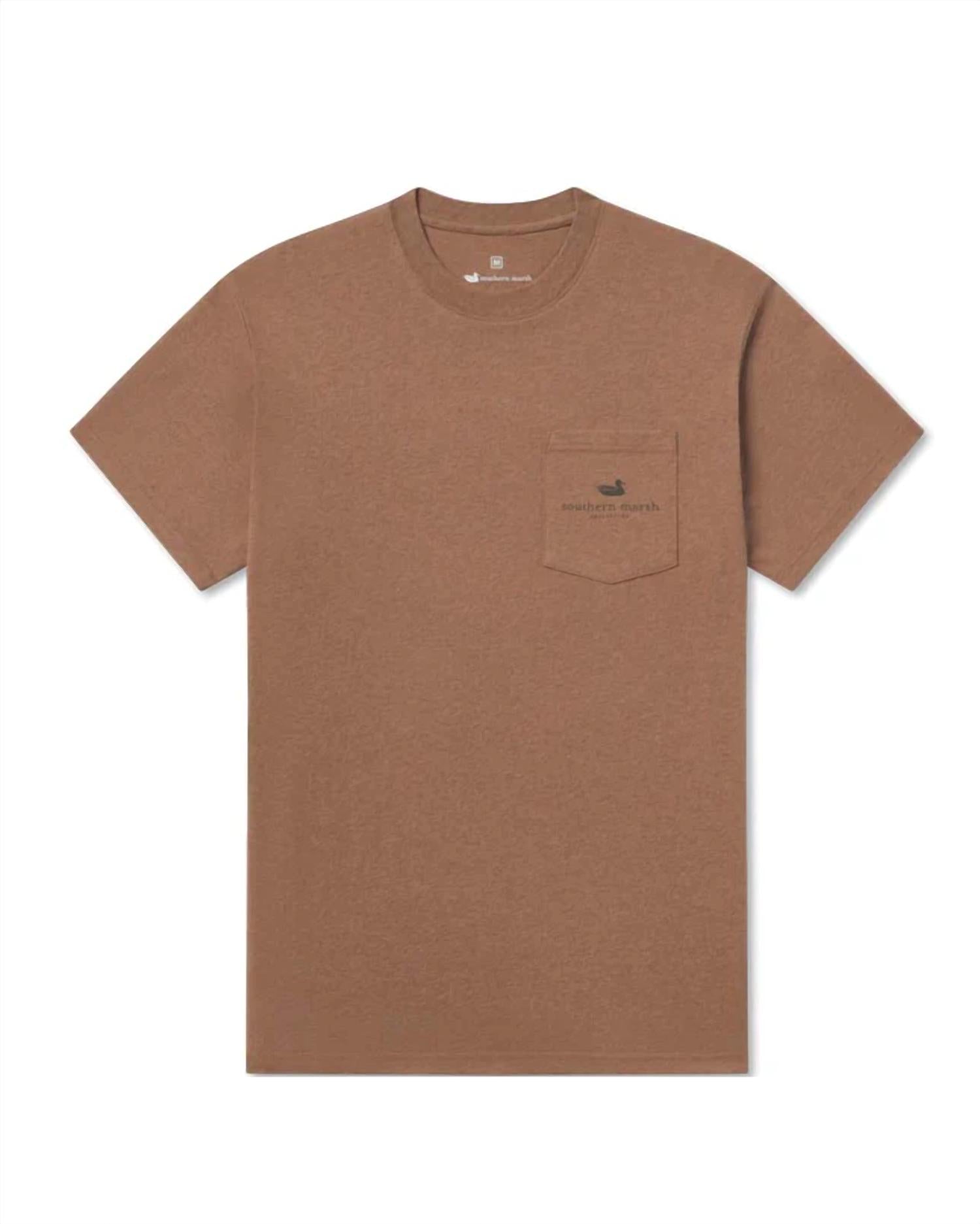 

Футболка унисекс Camo Duck Originals в цвете Washed Walnut Southern Marsh