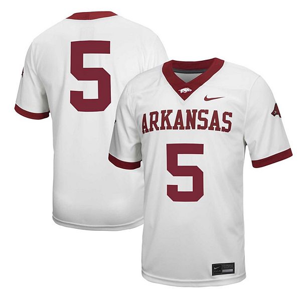 

Футболка мужская #5 white arkansas razorbacks untouchable Nike