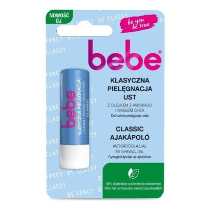 

Питательная губная помада Young Care Classic 4,9 г Bebe Assorted