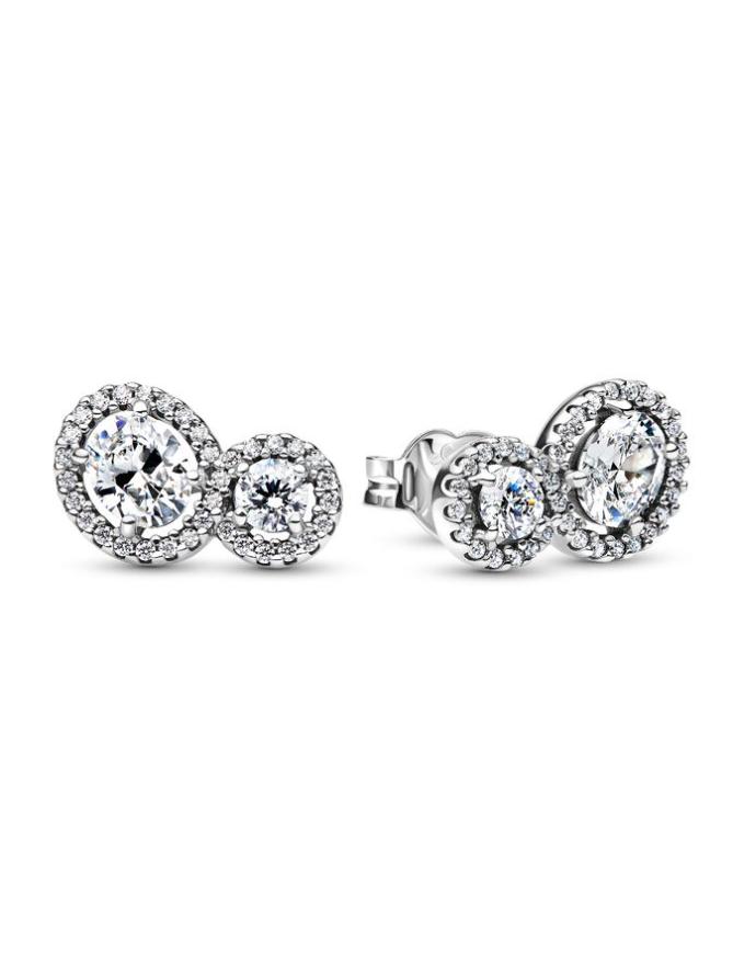 

Серьги Pandora Embracing Halo Stud Earrings, стерлинговое серебро