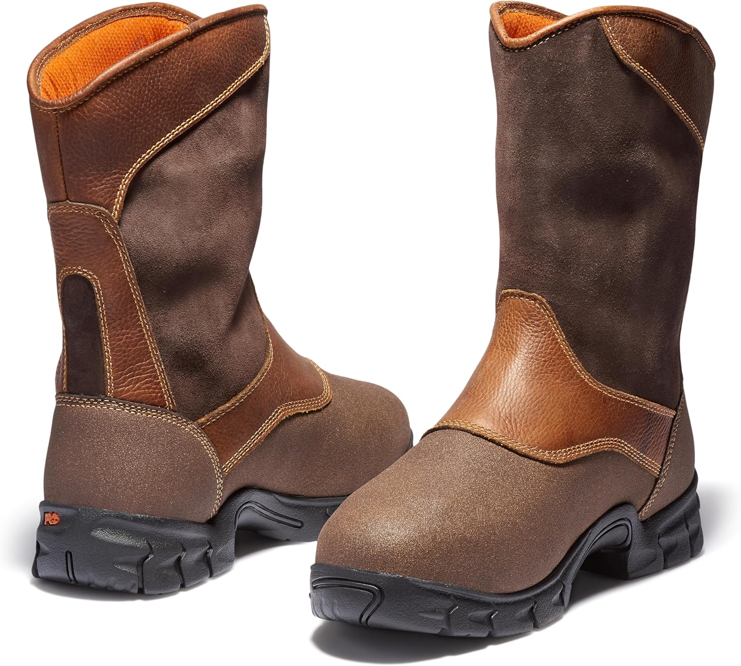 Timberland PRO мужские рабочие ботинки Excave с внутренней защитой плюсны, стальным носком, водонепроницаемые, Brown-2024 New — фото 3