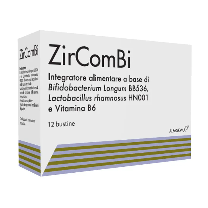 

Zircombi 12Bust 1,5 г Для здоровья кишечника Alfasigma