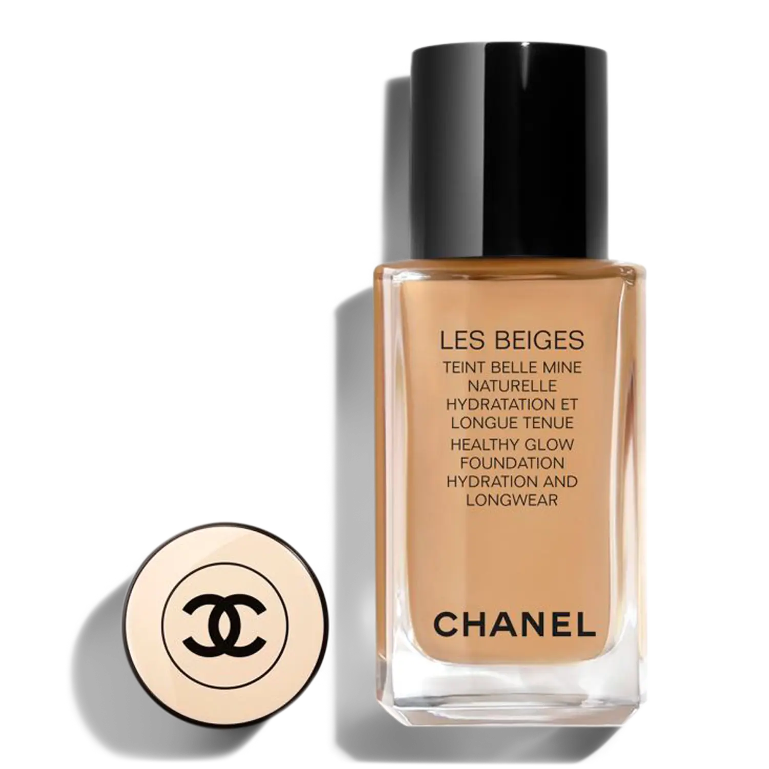

Увлажняющая и стойкая тональная основа LES BEIGES Healthy Glow Foundation CHANEL, B80 (light-deep shade, neutral undertone)