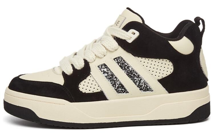 

Кеды DAPHNE Skateboard Shoes Women's Low-Top, бежевый/черный