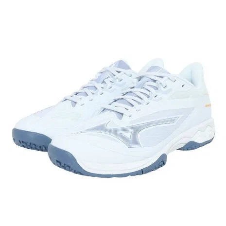 Унисекс кроссовки для тенниса «Wave Exceed Court Wide OC» от Mizuno, Gray X Blue