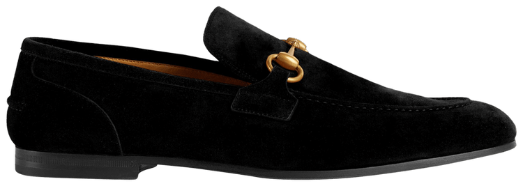 

Кроссовки Gucci Jordaan Loafer 'Black Suede', черный