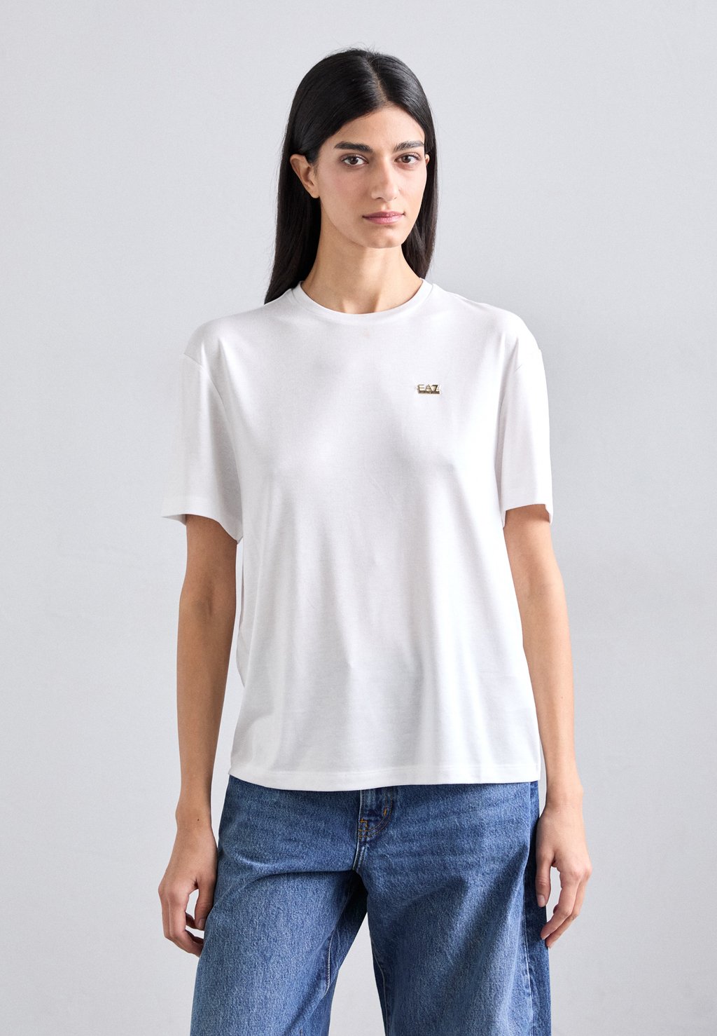 

Базовая футболка EA7 Emporio Armani, белый