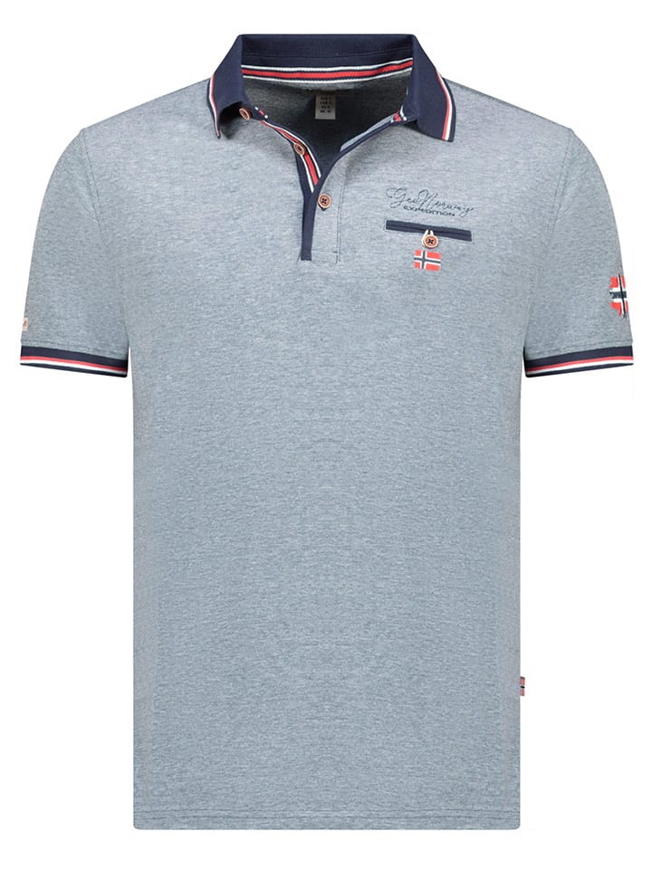 

Рубашка-поло Geographical Norway, синий