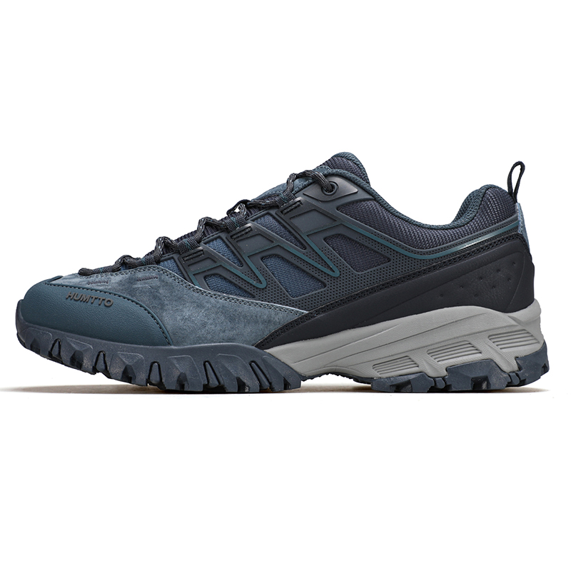 

HUMTTO Амортизирующие противоскользящие кроссовки Balance Low Top для походов, мужские, темно-серо-синие