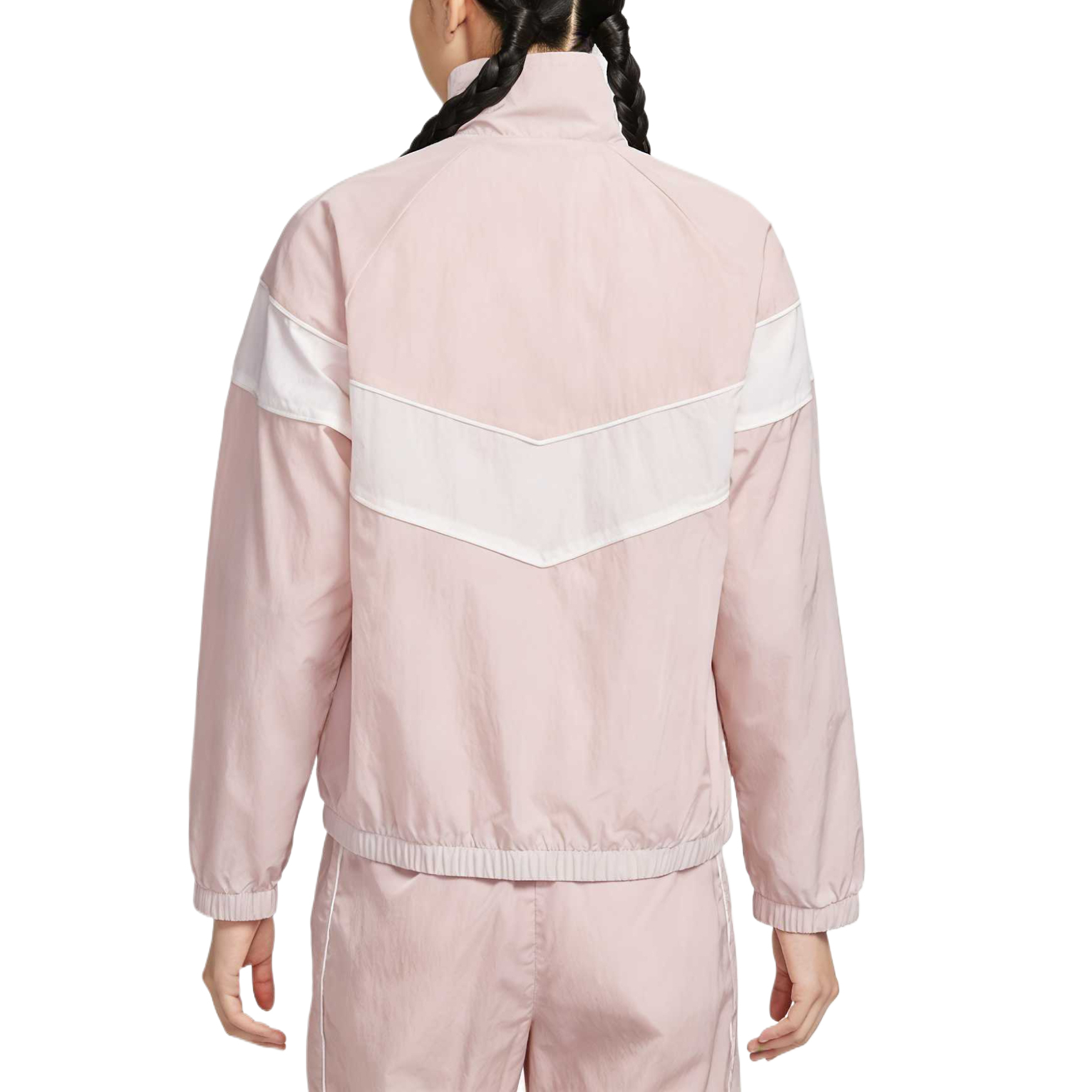Nike Куртка WINDRUNNER женская Silt Red со стоячим воротником — фото 3