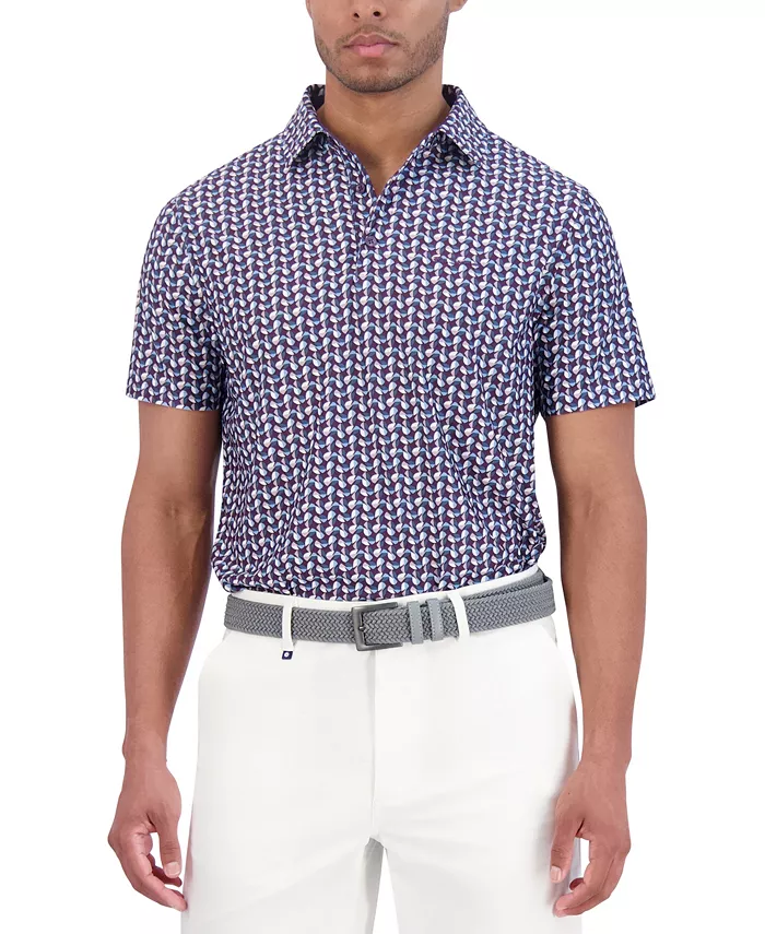 

Баухаус Гео Тек Джерси Спортивный Фит Поло Ben Sherman, фиолетовый