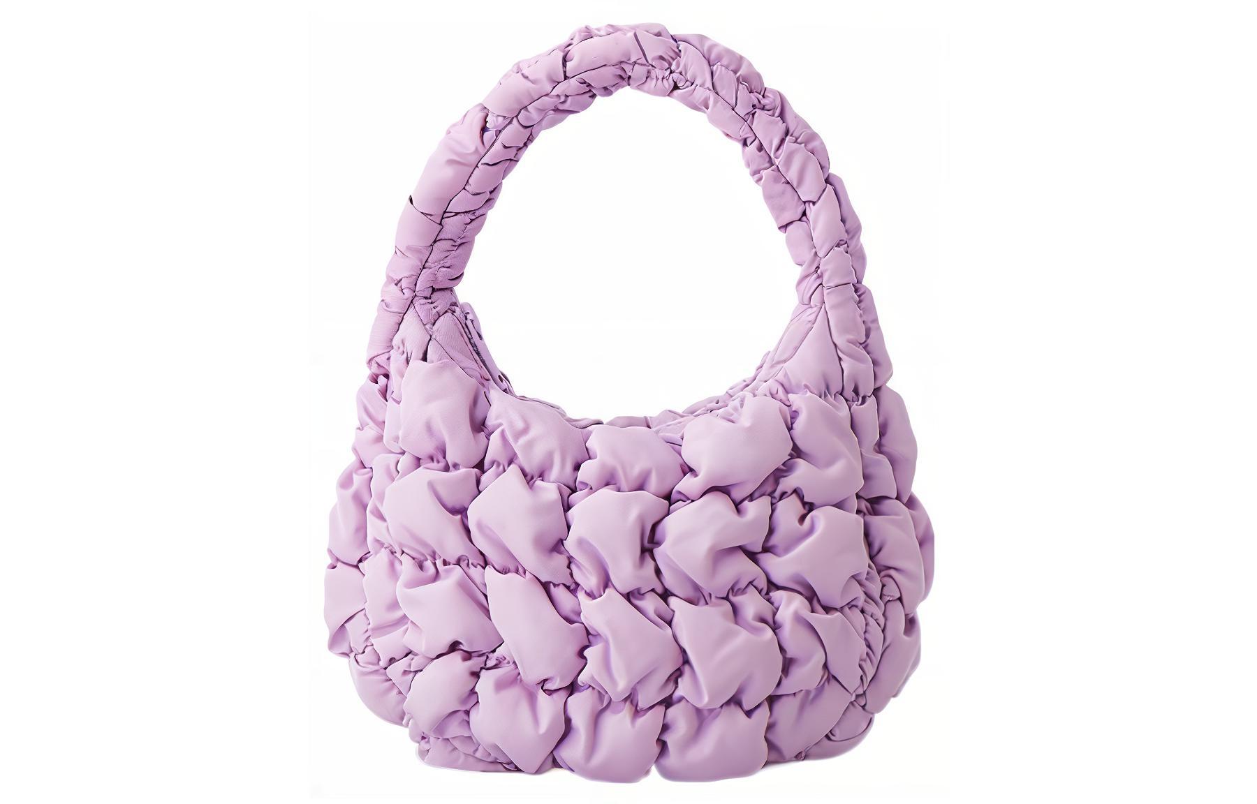 

COS Сумка из полиэстера Cloud, женская обычная, цвет purple lilac