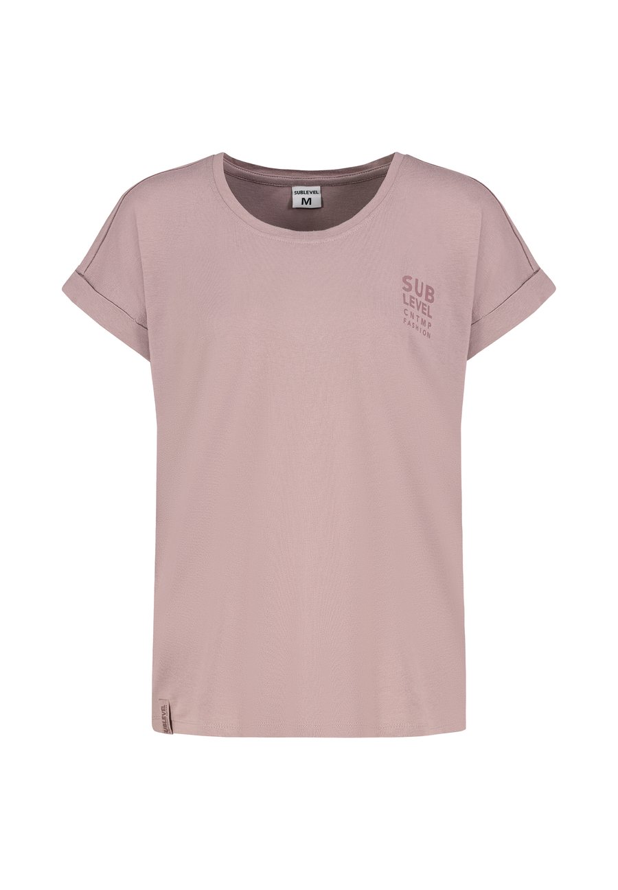 

Футболка Sublevel Print T-shirt, Rosa/Pink