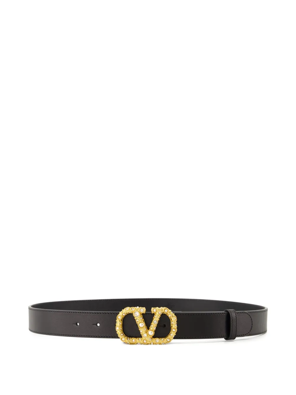 

Ремень с логотипом VLogo Signature VALENTINO GARAVANI, черный