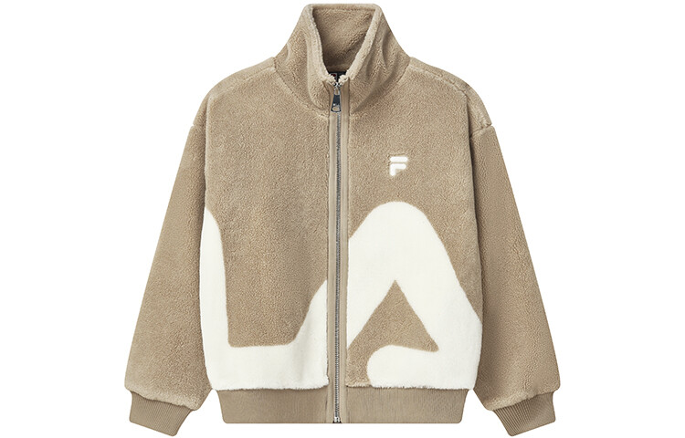 

Бархатная куртка унисекс Tsubaki Sugar Color Fila, цвет Tsubaki sugar color