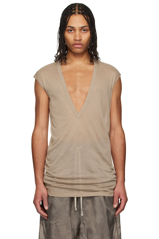 

Футболка Hollywood Dylan Rick Owens, цвет taupe