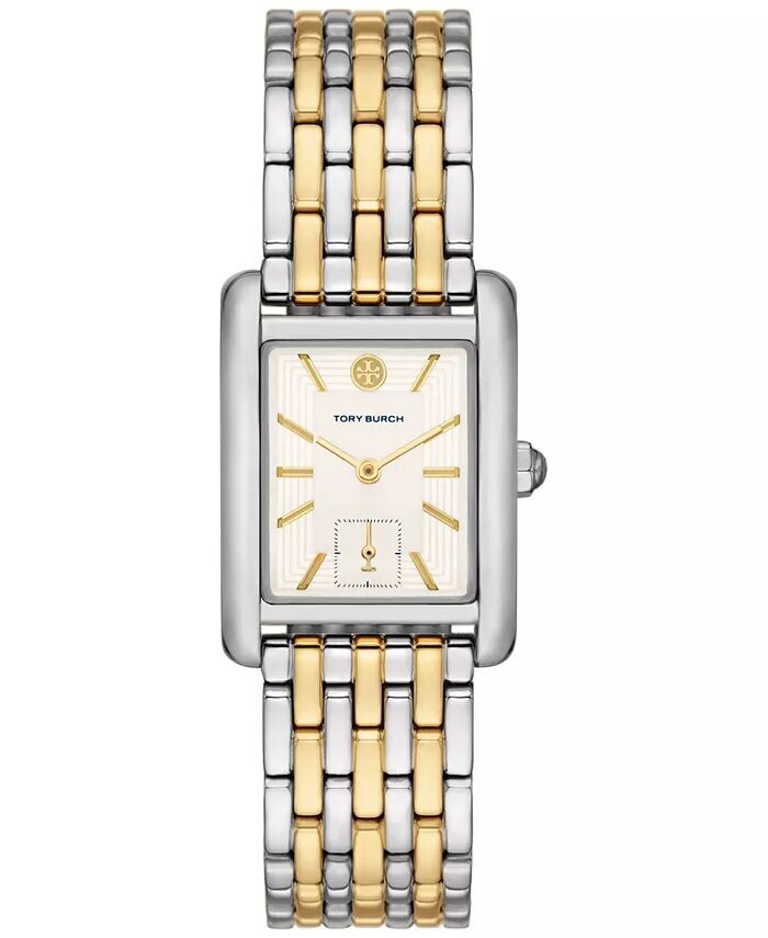 

Женские двухцветные часы-браслет The Eleanor из нержавеющей стали, 25 мм Tory Burch