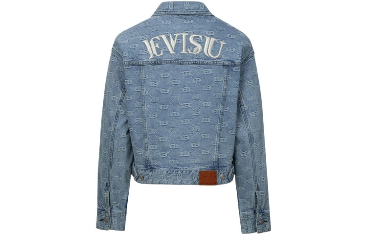 

Джинсовая куртка женская джинсовая синяя по всей земле Evisu