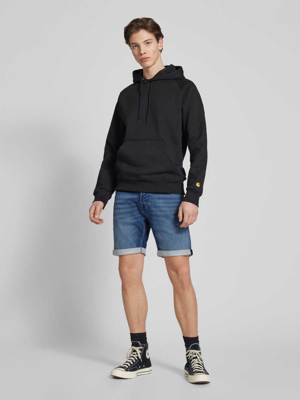 

Джинсовые шорты с карманами Jack & Jones, синий