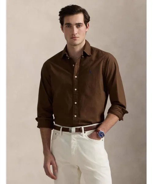 

Рубашка Slim fit Polo Ralph Lauren, коричневый