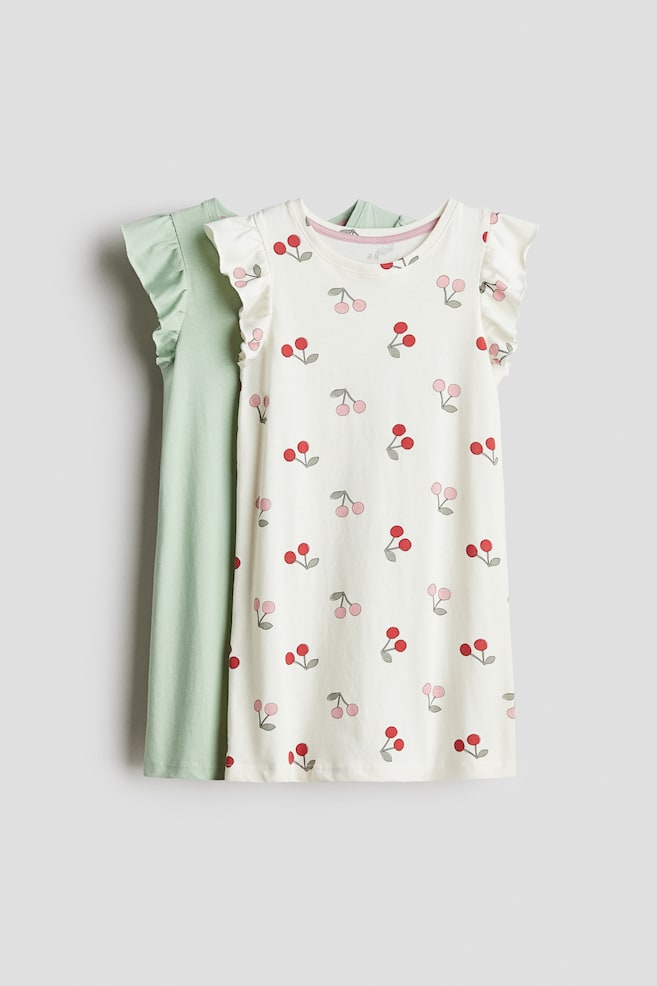 

2 хлопковые ночные рубашки H&M, мультиколор