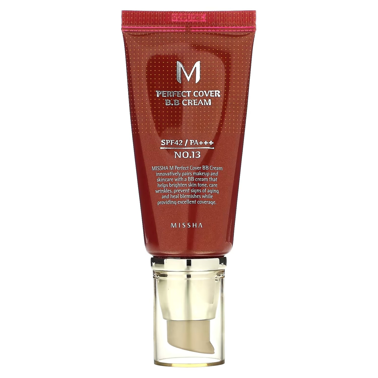 

BB-крем Missha M Perfect Cover BB Cream SPF 42 PA+ № 13 ярко-бежевый, 50 мл