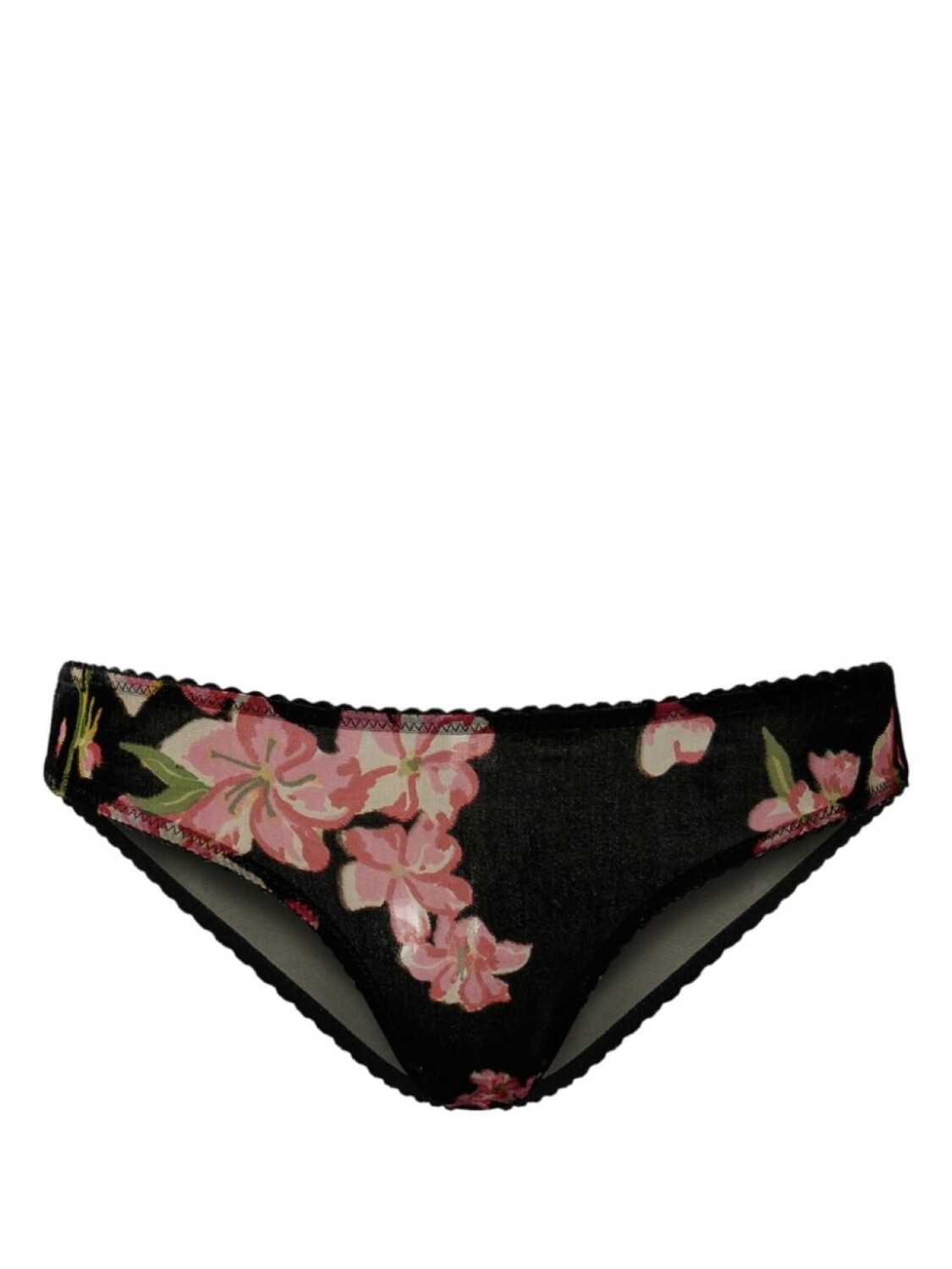 

Трусики TWINSET из бархата деворе, черный