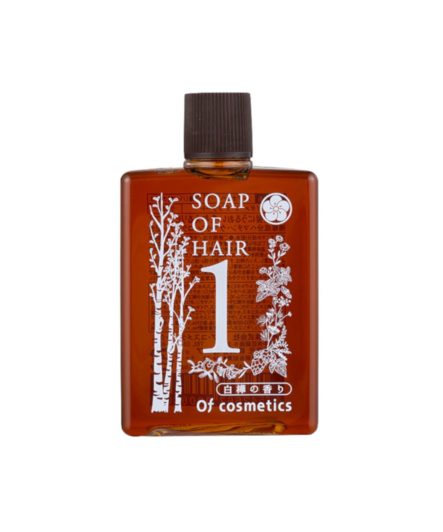Шампунь Soap of Hair в мини-бутылочке, без силикона, с ароматом березы. Of Cosmetics, others