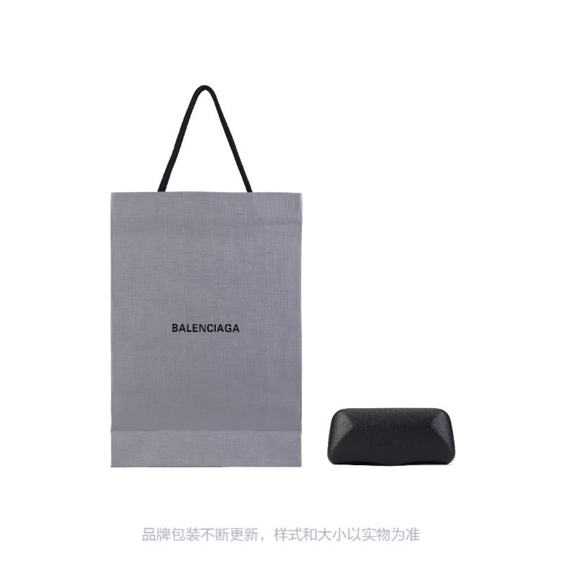 Солнцезащитные очки в оправе «кошачий глаз» Balenciaga, темный серый — фото 4