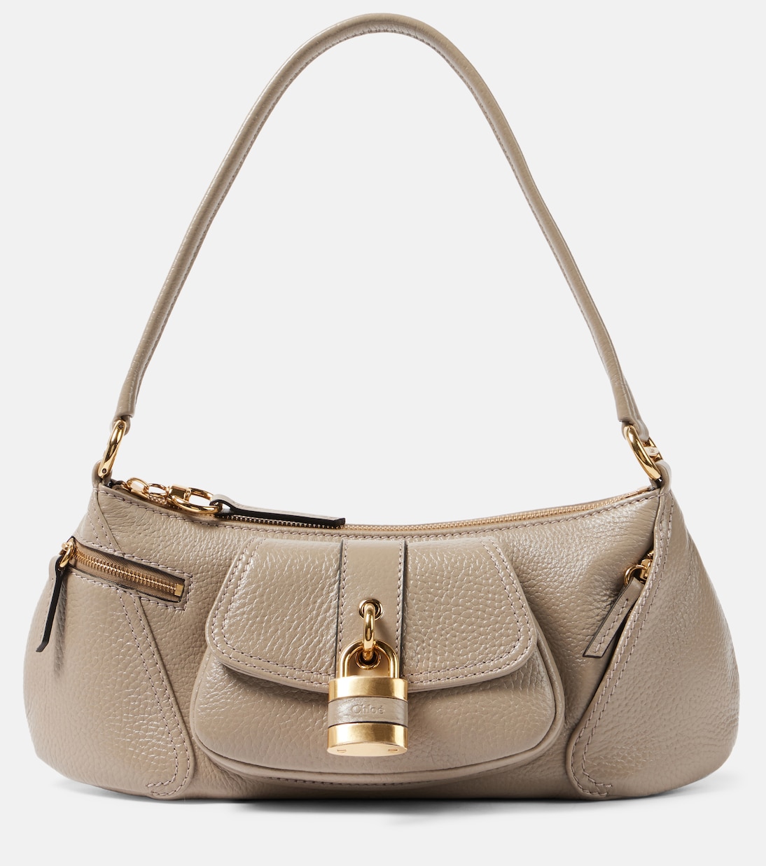 

Кожаная сумка через плечо 99 Chloé, Motty Grey