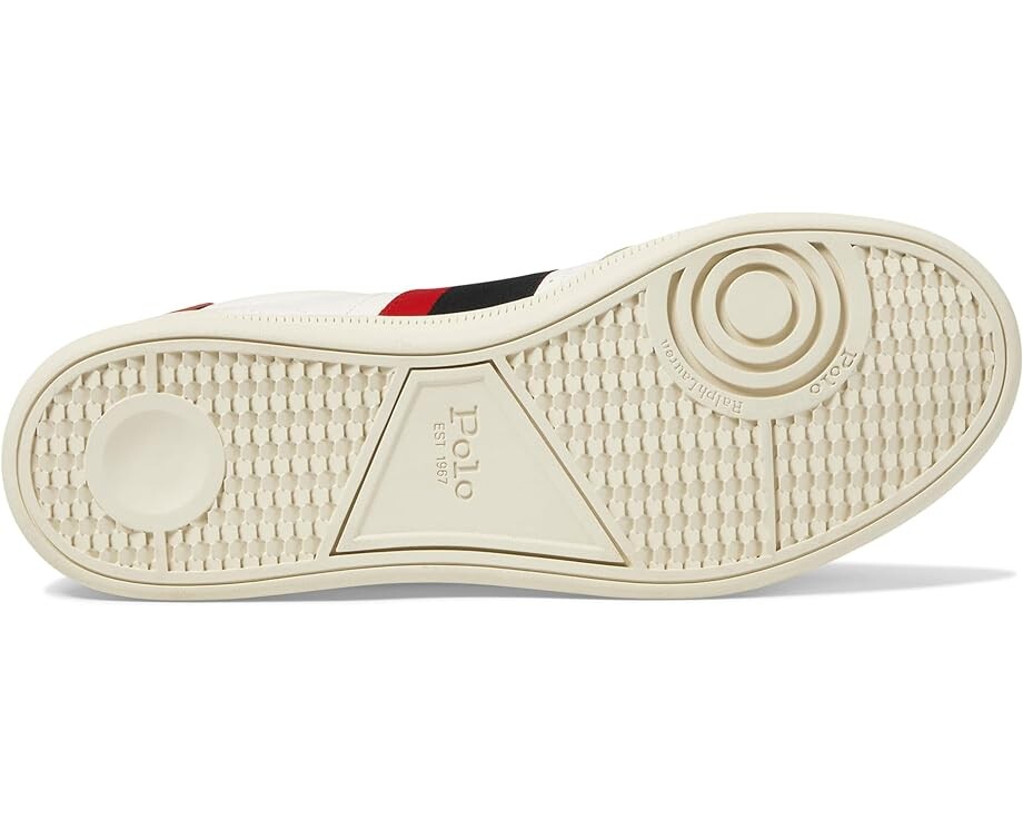 Кроссовки Polo Ralph Lauren Htr Aera, цвет Milkshake/Black/Red — фото 3