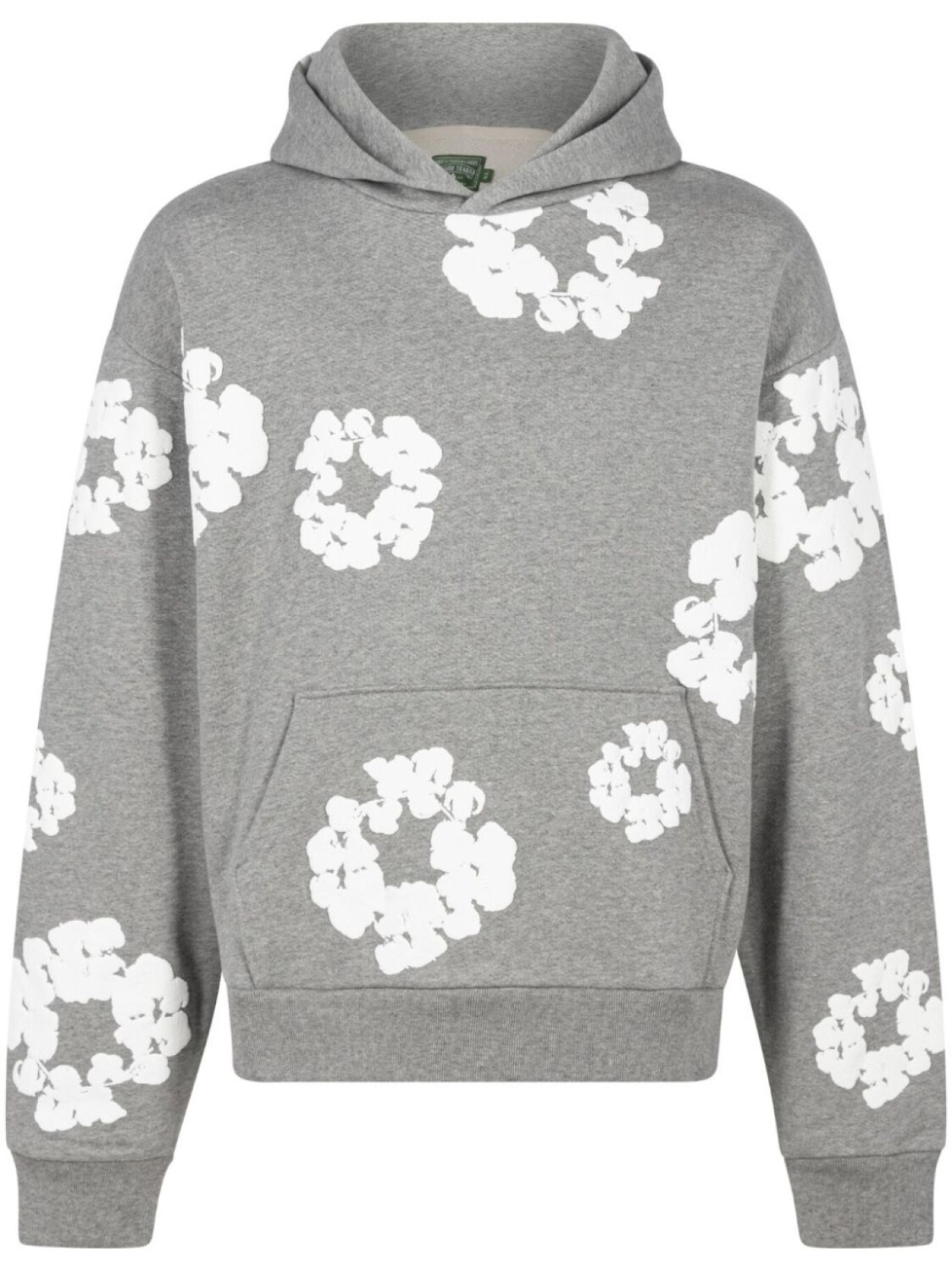 

Худи с принтом Cotton Wreath Denim Tears, серый