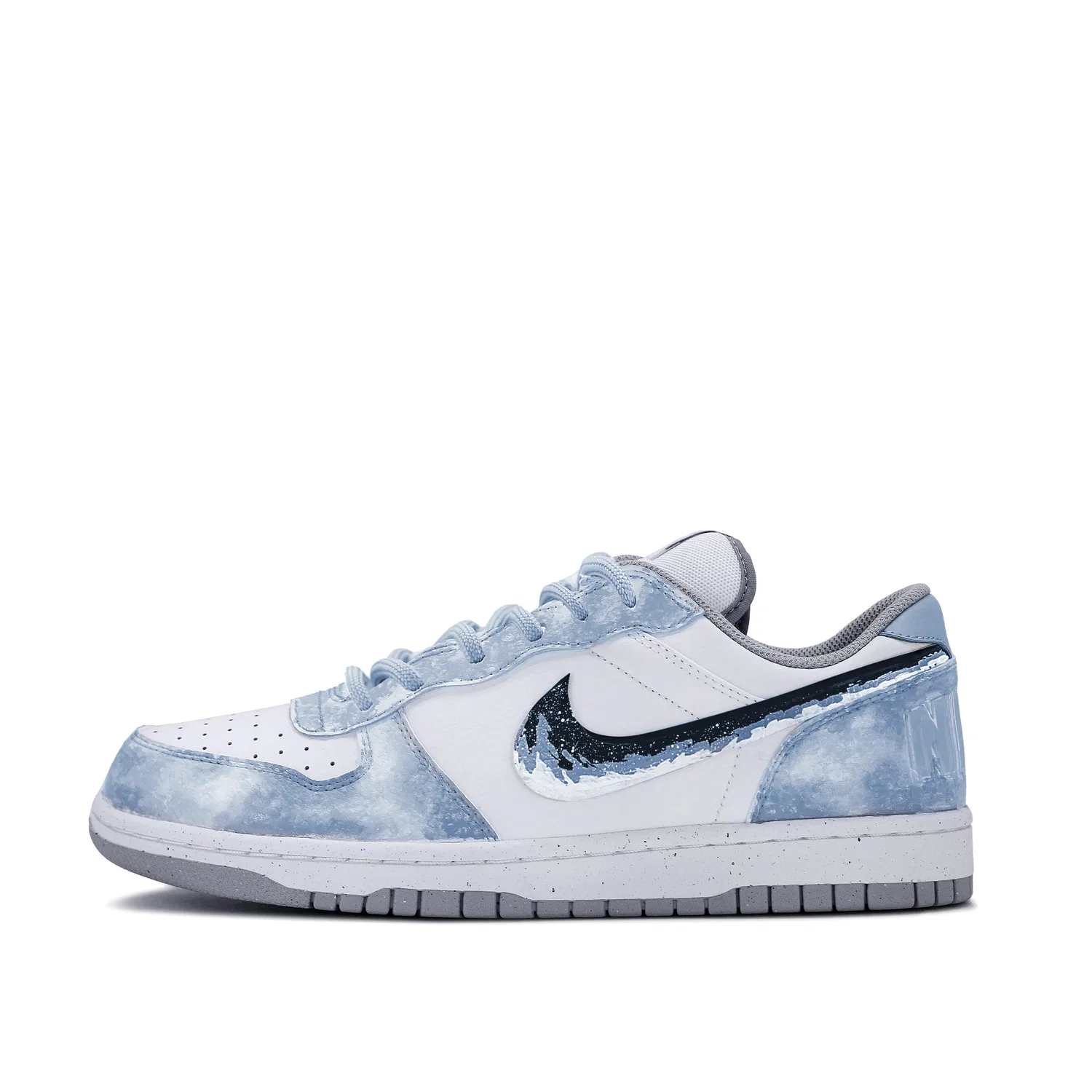 Кеды Nike Big Low Leather Ice Blue — фото 3