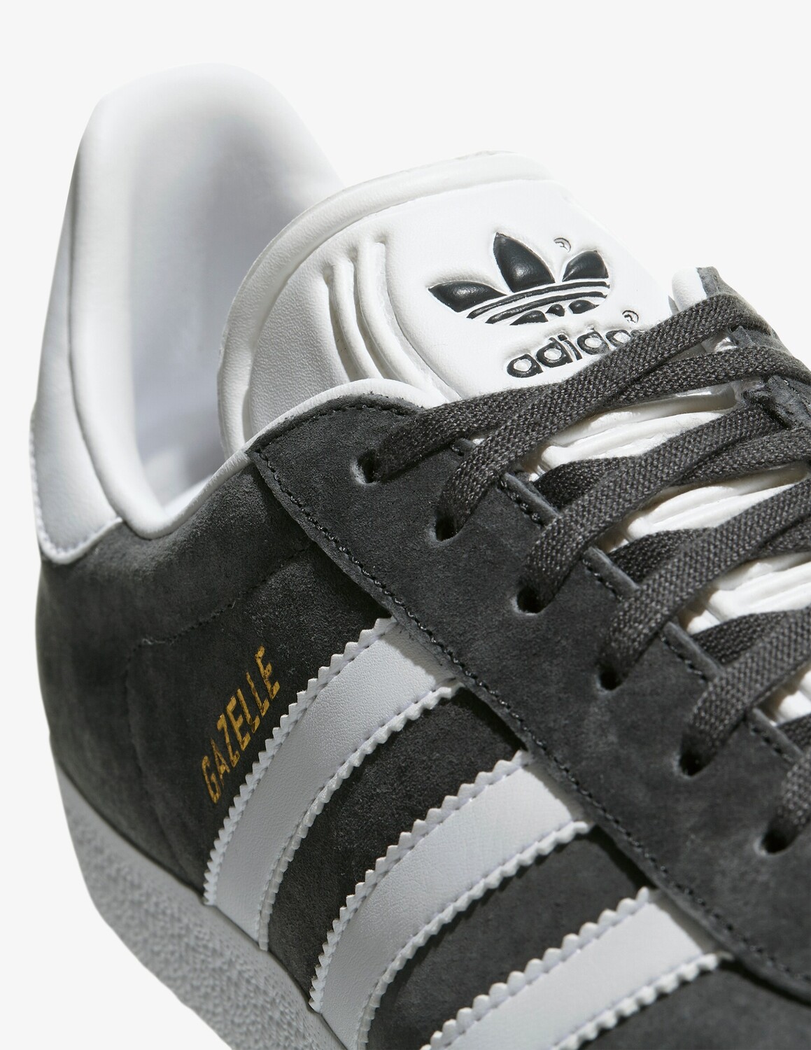 Кроссовки Газель Adidas Originals, серый — фото 4