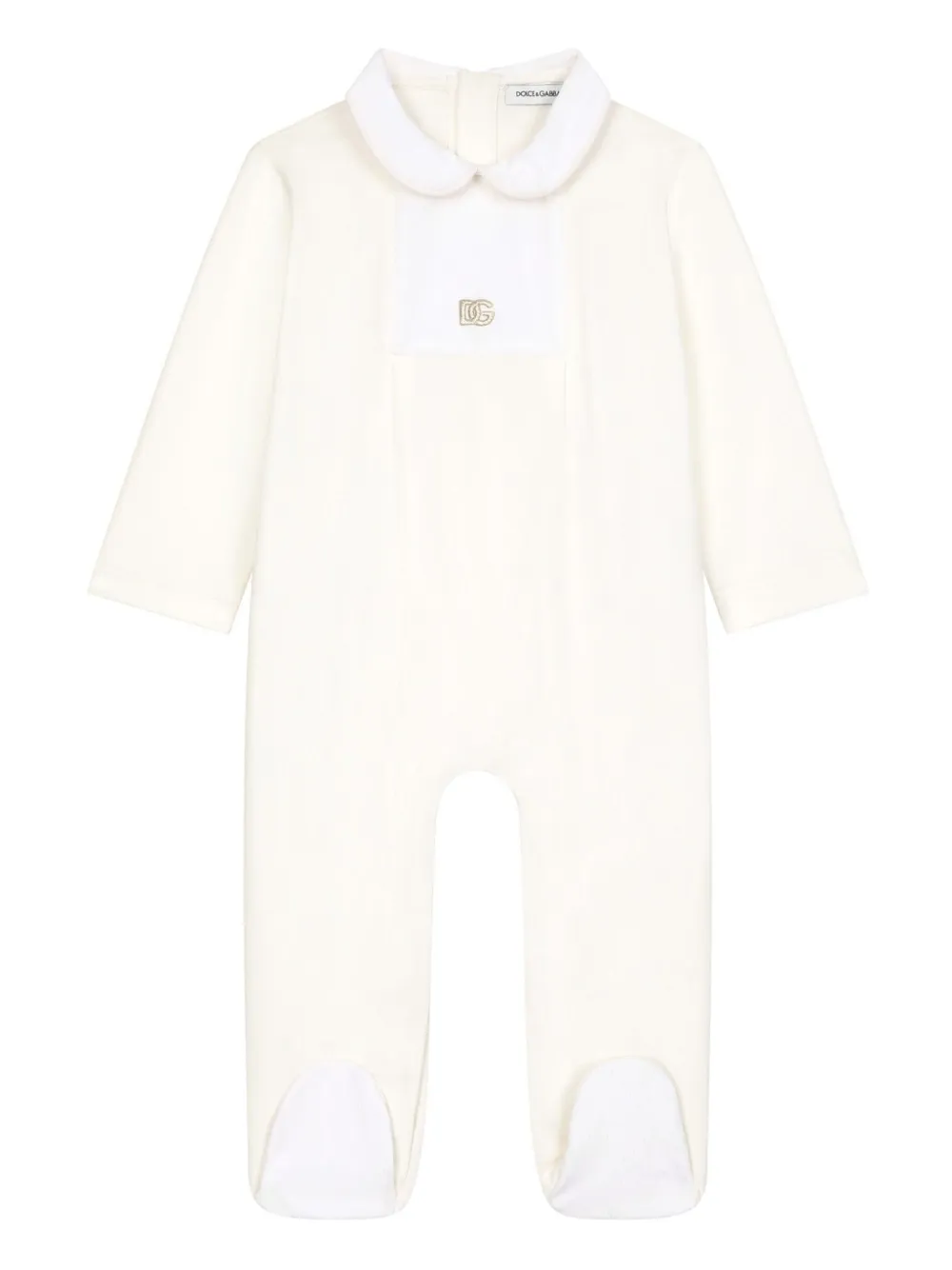 Комплект для новорожденного Interlock с логотипом DG Dolce & Gabbana Kids, белый — фото 2