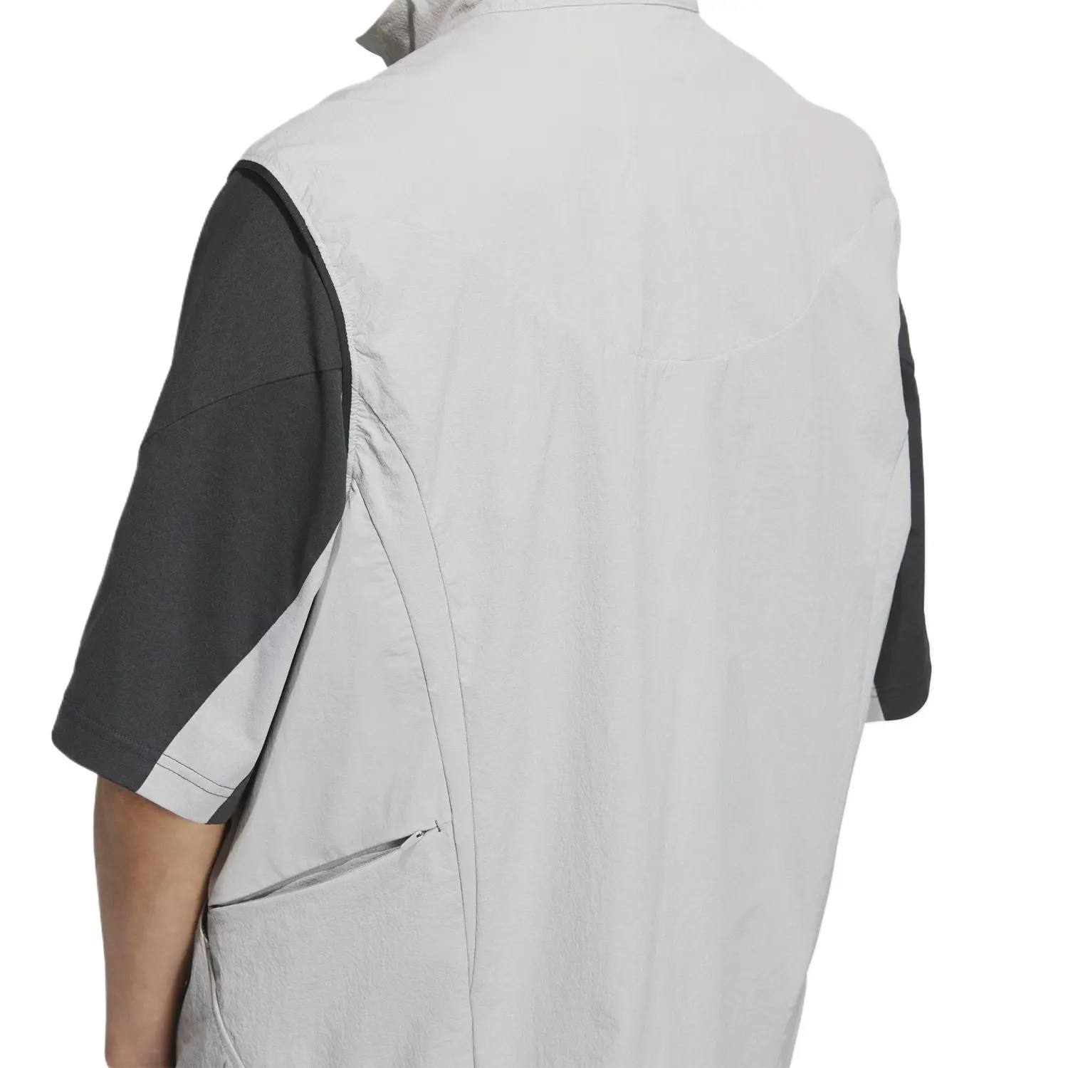 Adidas Футболка FOS FUTURE STYLE мужская светло-серая, Light Gray — фото 4